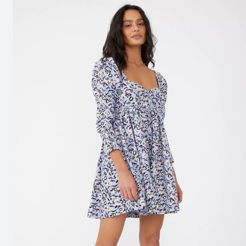 NWT Free People Bessie Baby Doll Dress